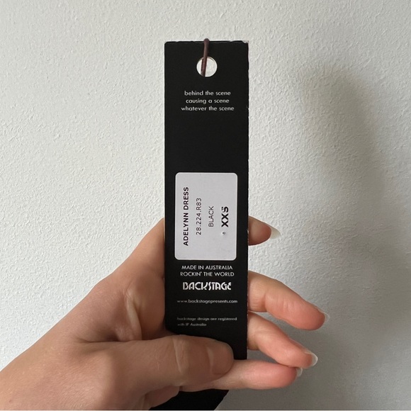 NWT Backstage Black Dress size XXS - Picture 7 of 11